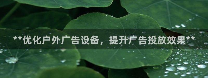杏宇平台怎么样知乎：**优化户外广告设备，提升广告投放效果**