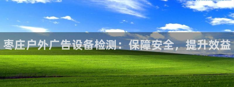 杏宇平台提现为什么这么久呢：枣庄户外广告设备检测：保障安全，提升效益