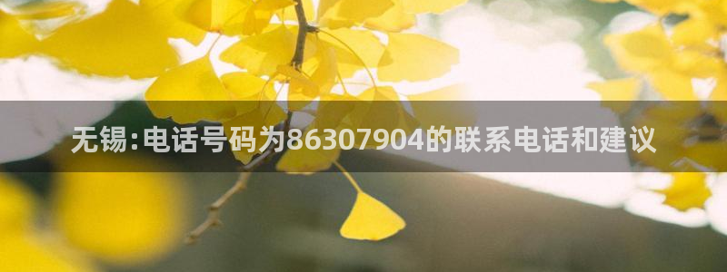 杏宇平台代理怎么样可靠吗：无锡:电话号码为86307904的联系电话和建议