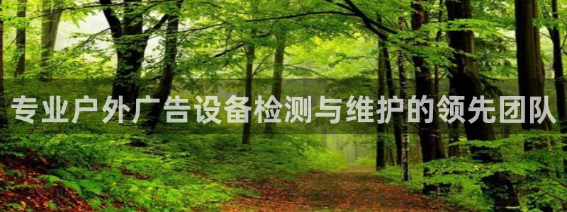 杏宇平台登陆：专业户外广告设备检测与维护