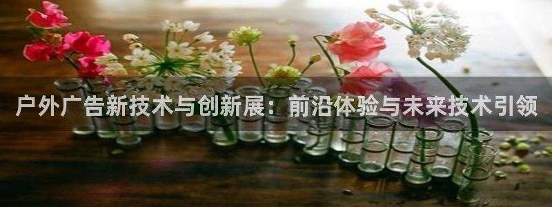 杏宇平台登录步骤图：户外广告新技术与创新
