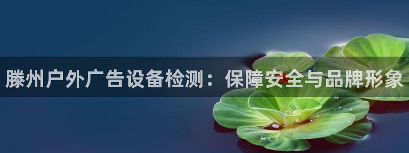 杏宇平台登录步骤是什么：滕州户外广告设备检测：保障安全与品牌形象