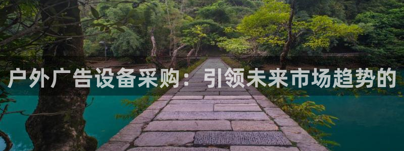 杏宇平台代理怎么赚钱的：户外广告设备采购：引领未来市场趋势的