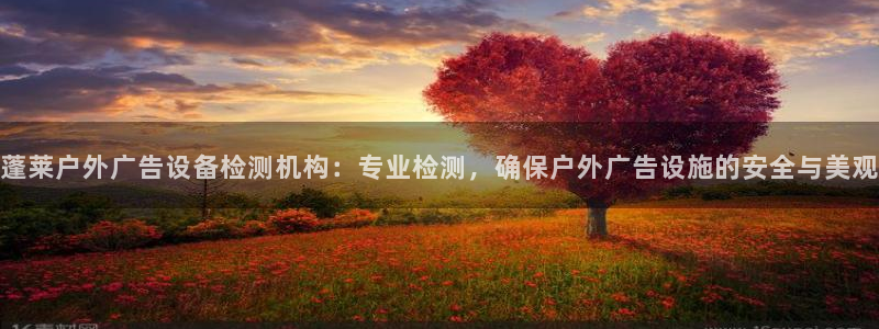 杏宇平台代理多少钱一次：蓬莱户外广告设备检测机构：专业检测，确保户外广告设施的安全与美观